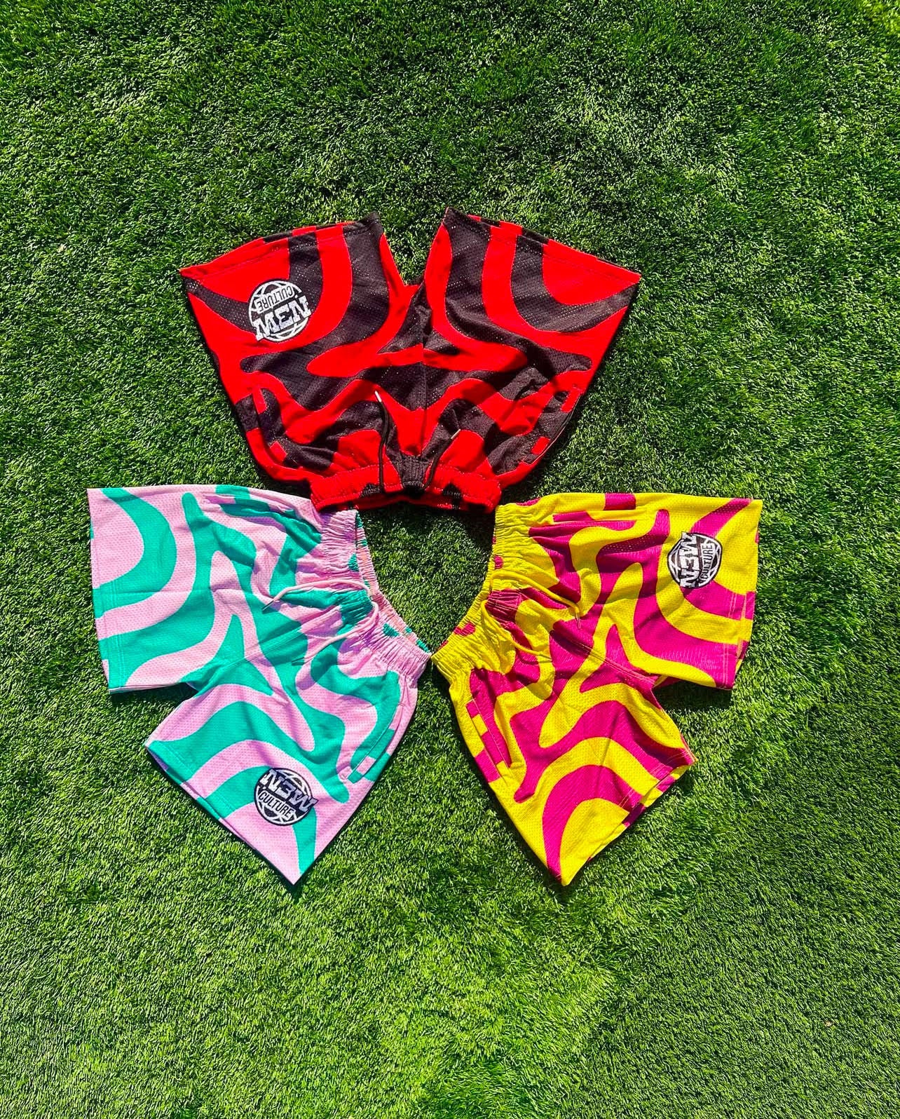 Kryptic Pink & Green Shorts